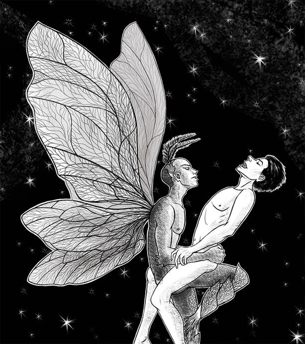 mothman/human. New impressions