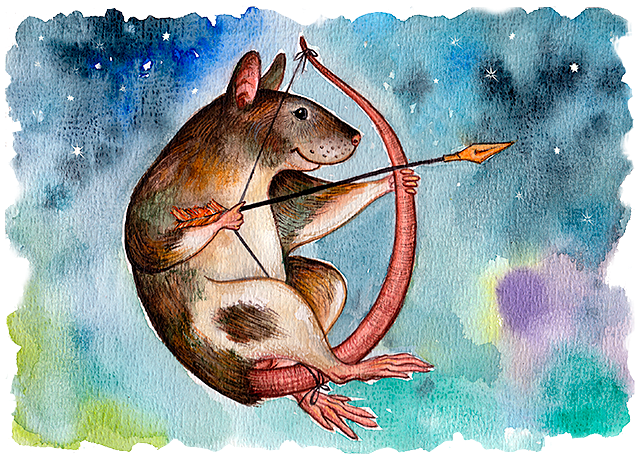 Rats are playing in Signs of the Zodiac